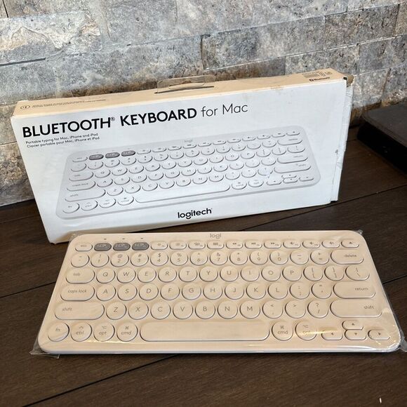Logitech Bluetooth Wireless Keyboard For MAC 920-010321 NEW Damaged Box - Picture 1 of 2